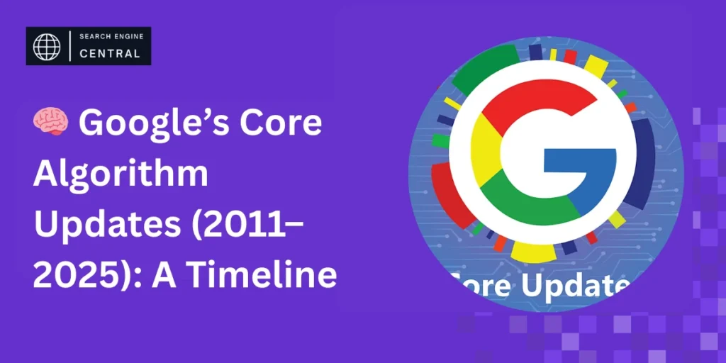 google-algorithm-updates-2011-to-2025